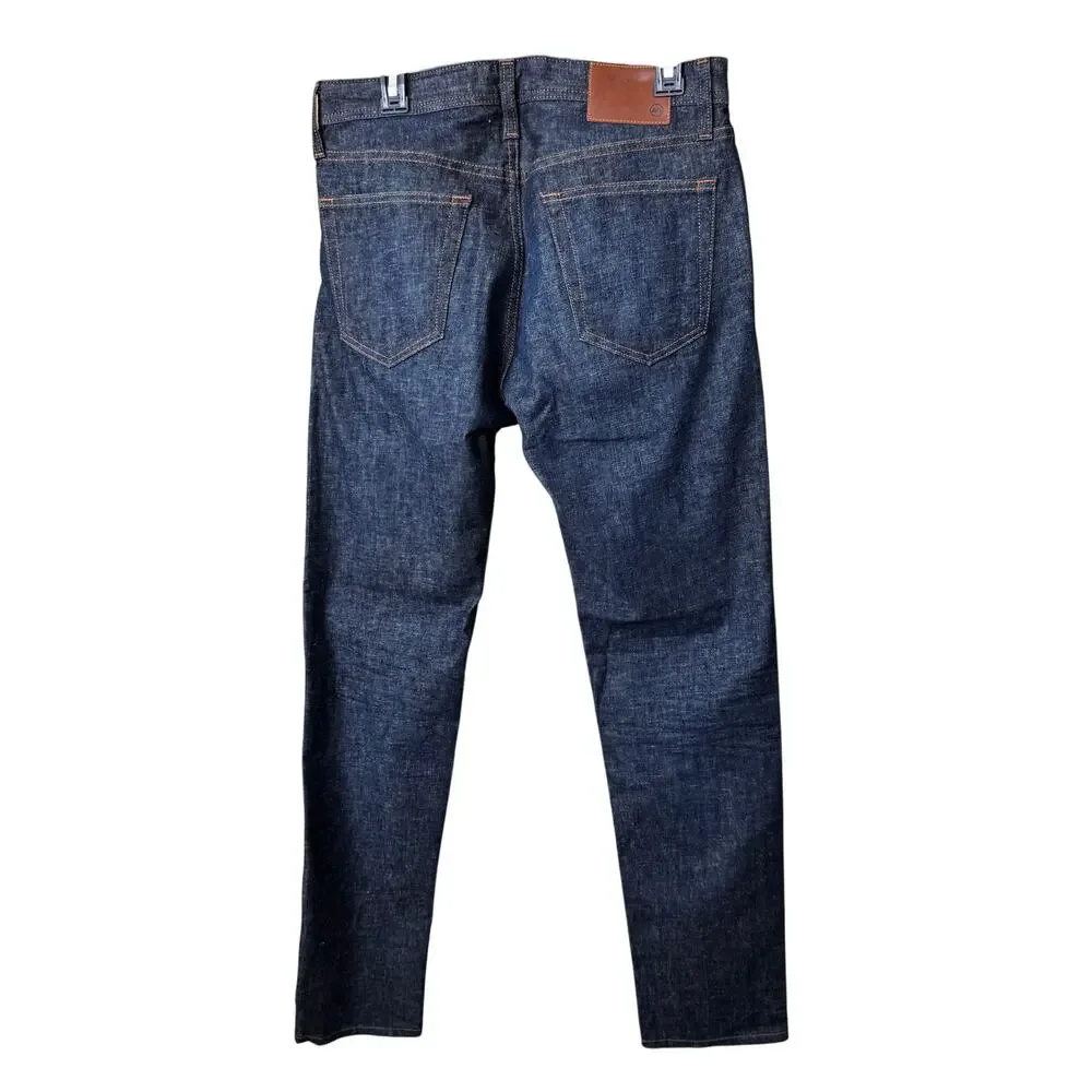 New AG Adriano Goldschmied Men’s Blue Modern Slim Tellis 360° Jeans Size 32R